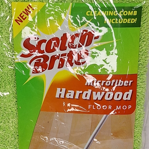 1pc Scotch Brite Microfiber Hardwood Floor Mop Cover Wrap Around Edge Lime Green - Picture 3 of 13